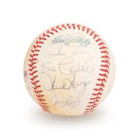 A 1978 Boston Red Sox Team Signed Autograph Baseball with 23 Signatures (Beckett Authentication Services Letter BAS Certified),