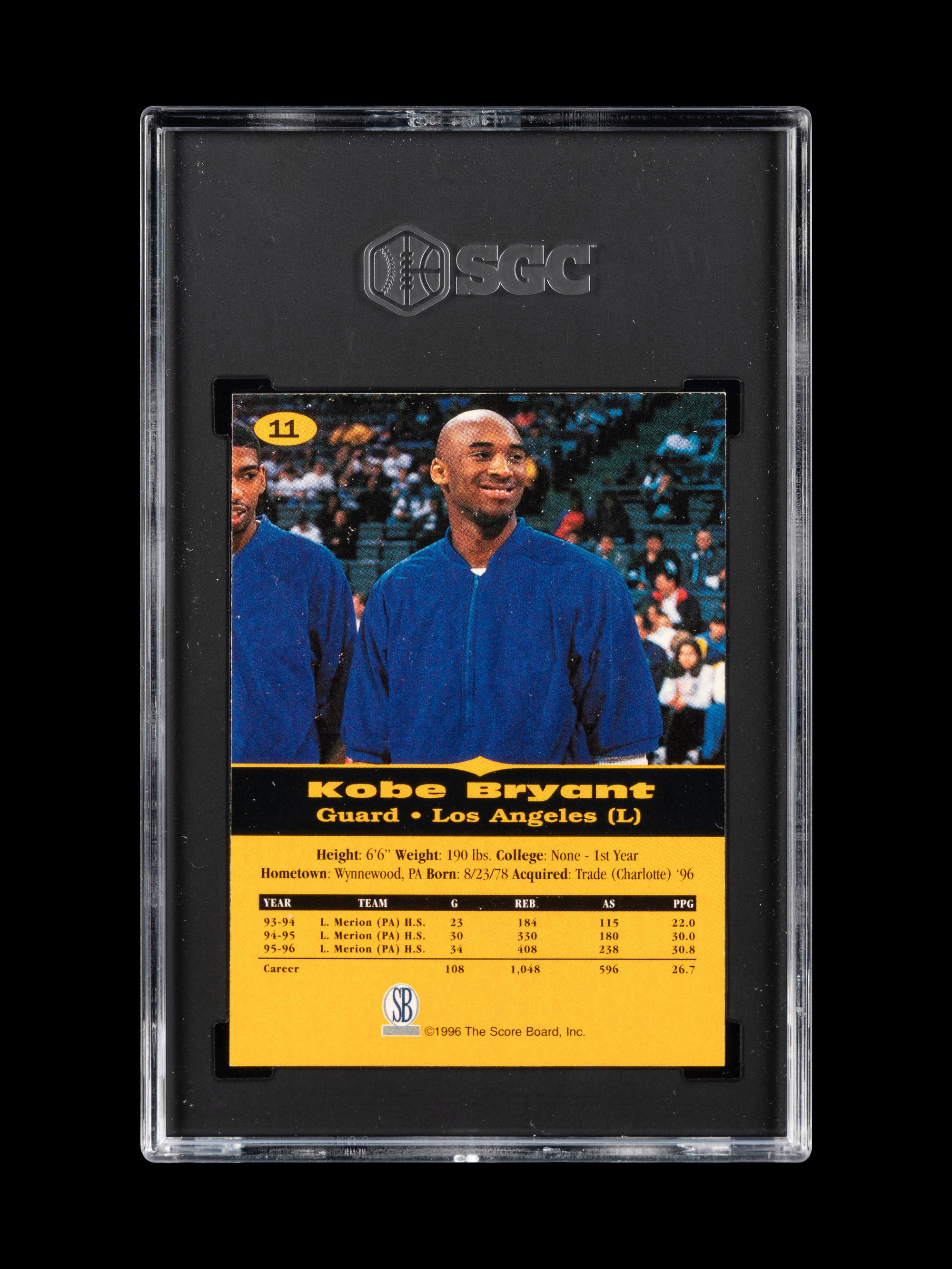 A Group of 1996-97 Score Board Kobe Bryant Rookie Basketball Cards,