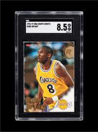 A Group of 1996-97 NBA Hoops Kobe Bryant Rookie Basketball Cards,