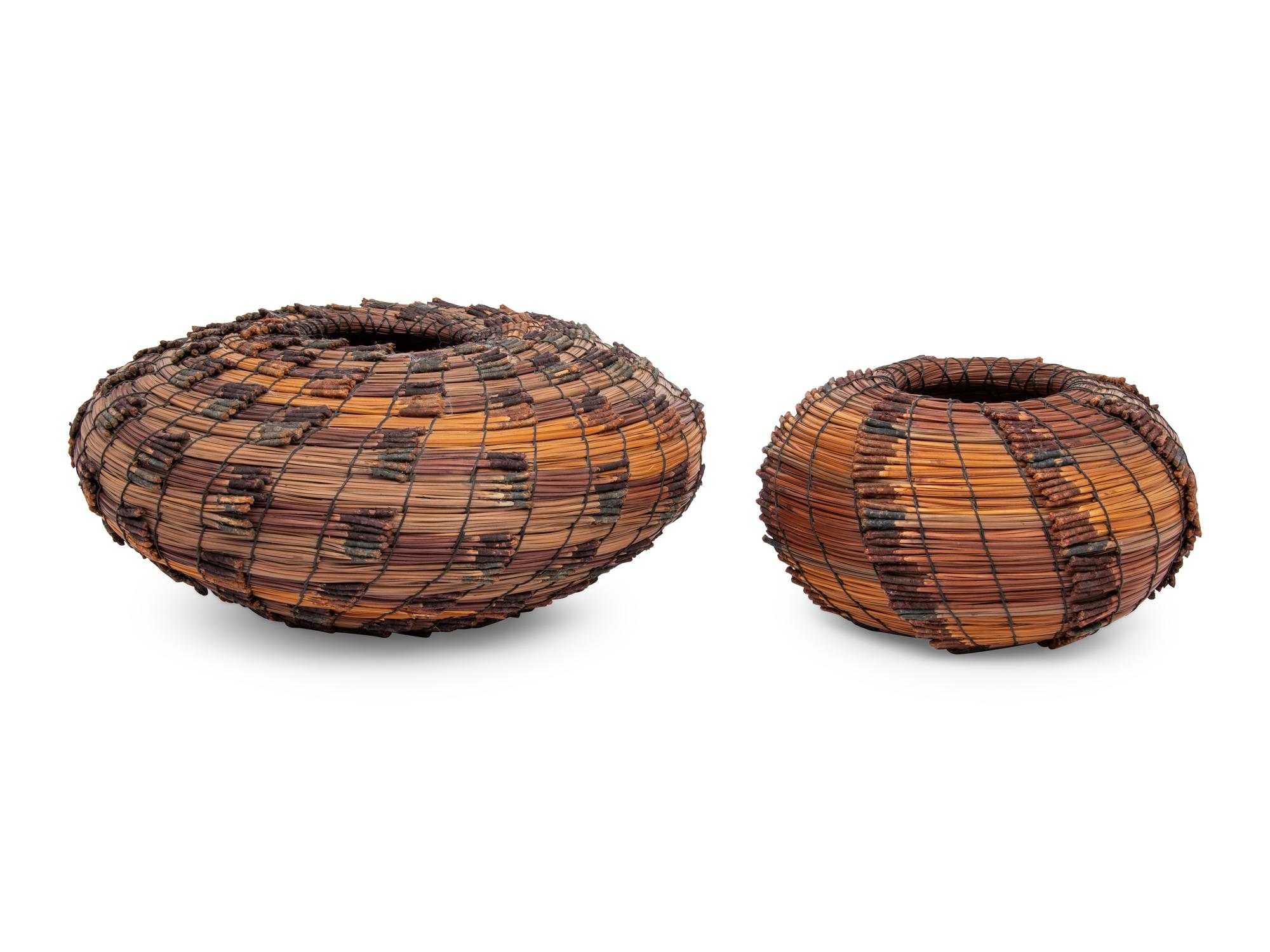 Two Woven Baskets