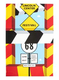 [PERFORMING ARTS] D'ARCANGELO, Allan, artist. Lincoln Center Festival . New York, NY: HKL Ltd., 1968.