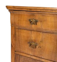 A French Walnut Secretary Chest of Drawers
