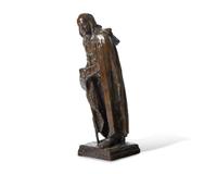 After Solon Hannibal Borglum (1868-1922), A Bronze Figure of Benjamin Franklin As The Elder Statesman