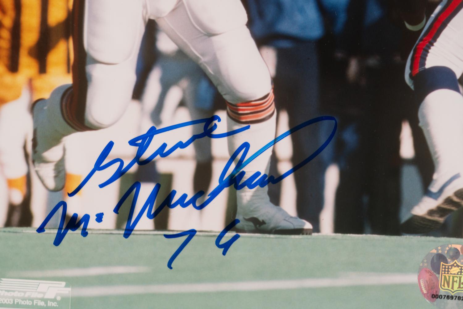 A Second Group of Chicago Bears Hall of Famer Steve McMichael Signed Autograph Items
