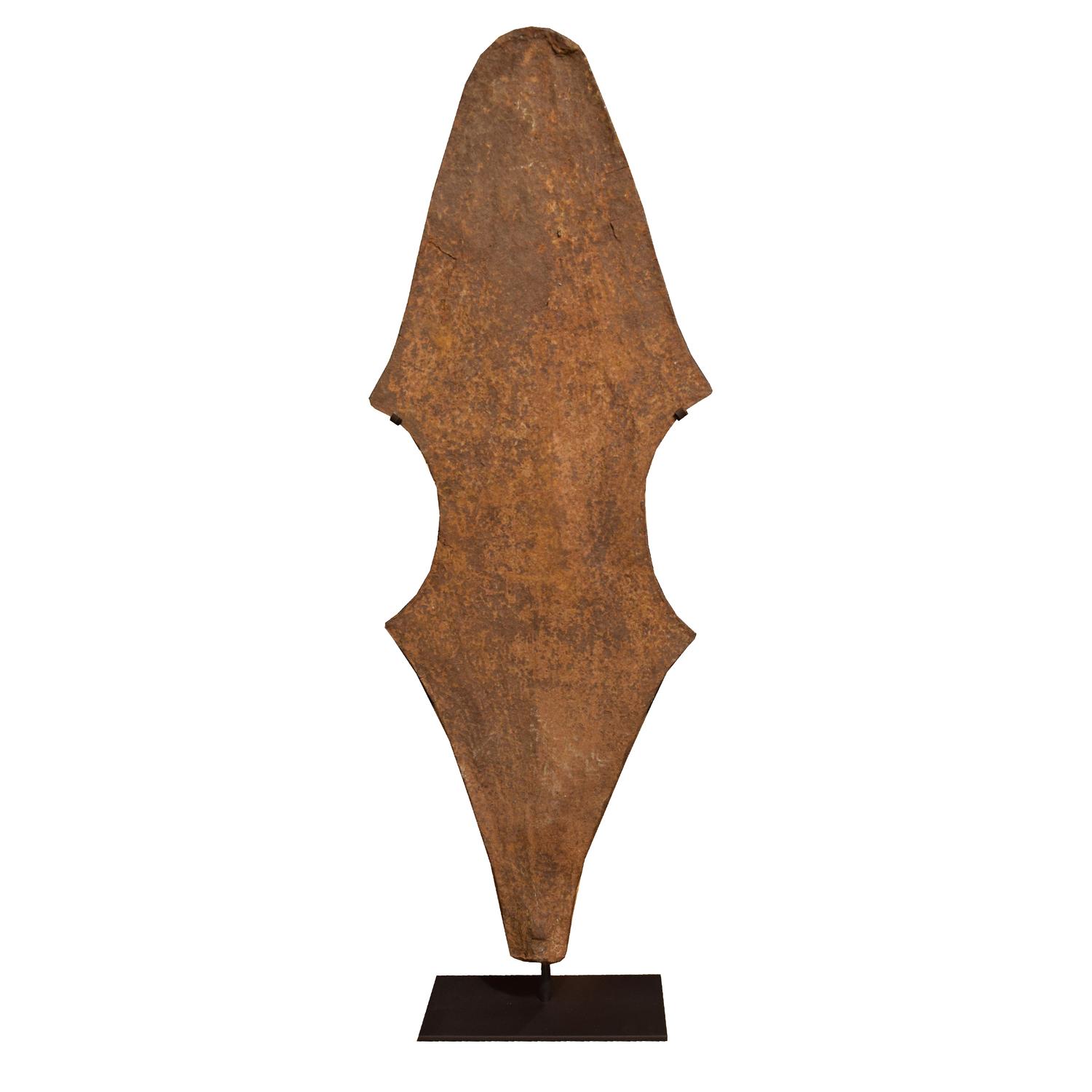 Iron Currency on Custom Mount 10" W x 4" D x 31" H — Nigeria, Mid-20th Century