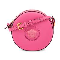 Versace, La Medusa Crossbody in Pink Leather