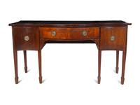 A Federal Mahogany Serpentine-Front Sideboard