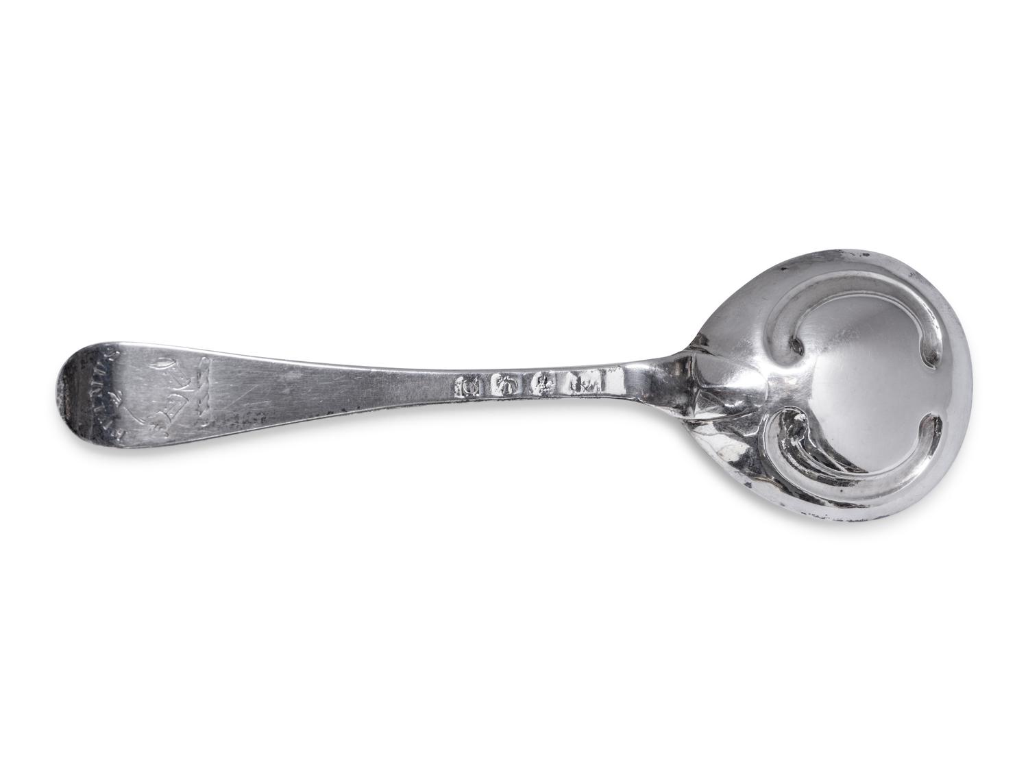 Six Scottish George III Silver Serving Spoons