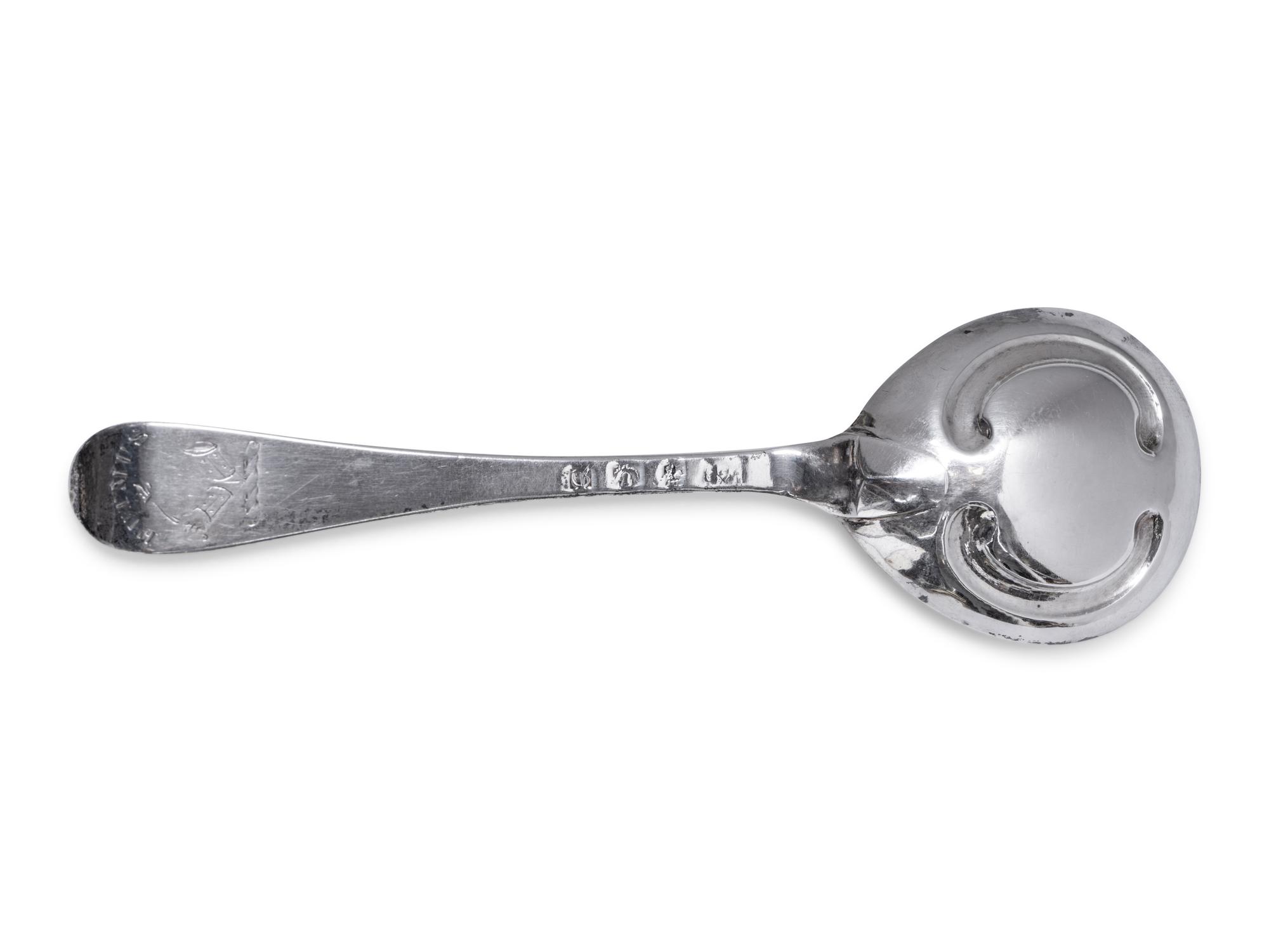 Six Scottish George III Silver Serving Spoons