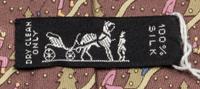 A Group of Two Hermes Silk Ties, 3.15" wide.