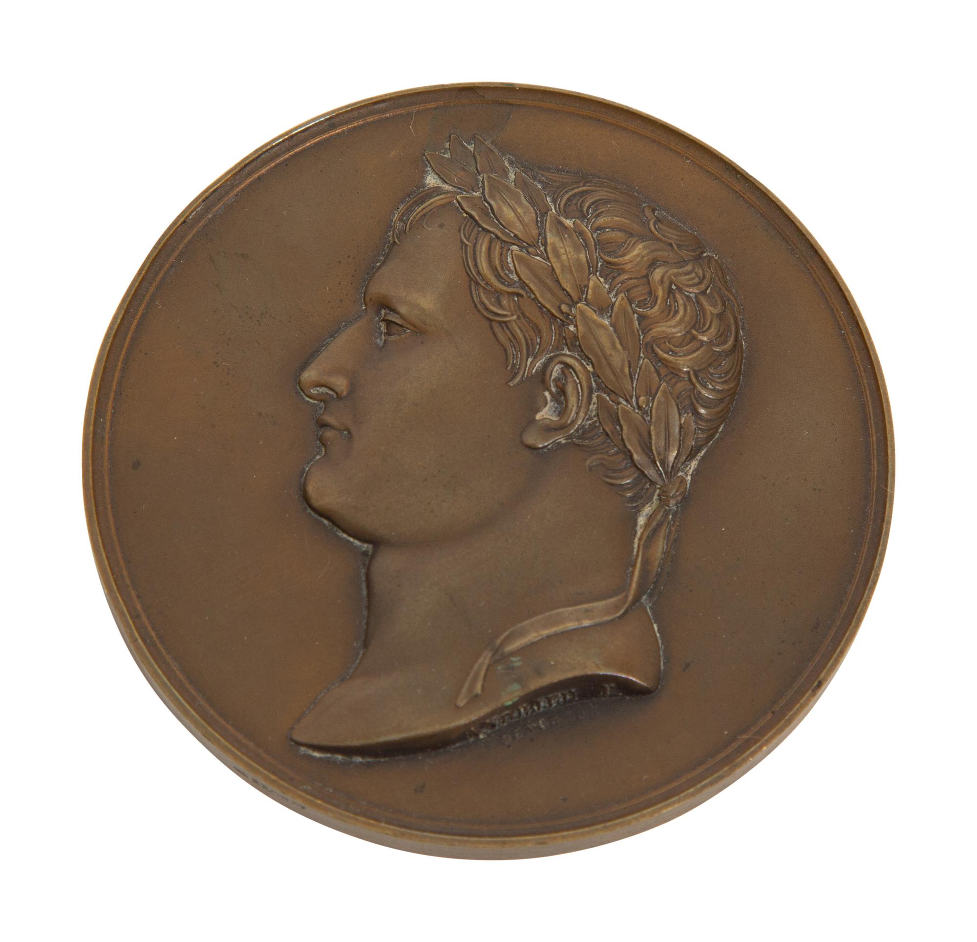 Three Bronze Portrait Medallions of Napoleon Bonaparte