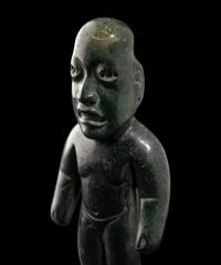 An Olmec Jade Standing Figure