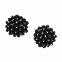 Mish, Black Onyx and White Gold Earrings