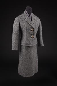 Christian Dior by Marc Bohan Haute Couture ensemble, Autumn-Winter 1961 — Worn by Dame Olivia de Havilland
