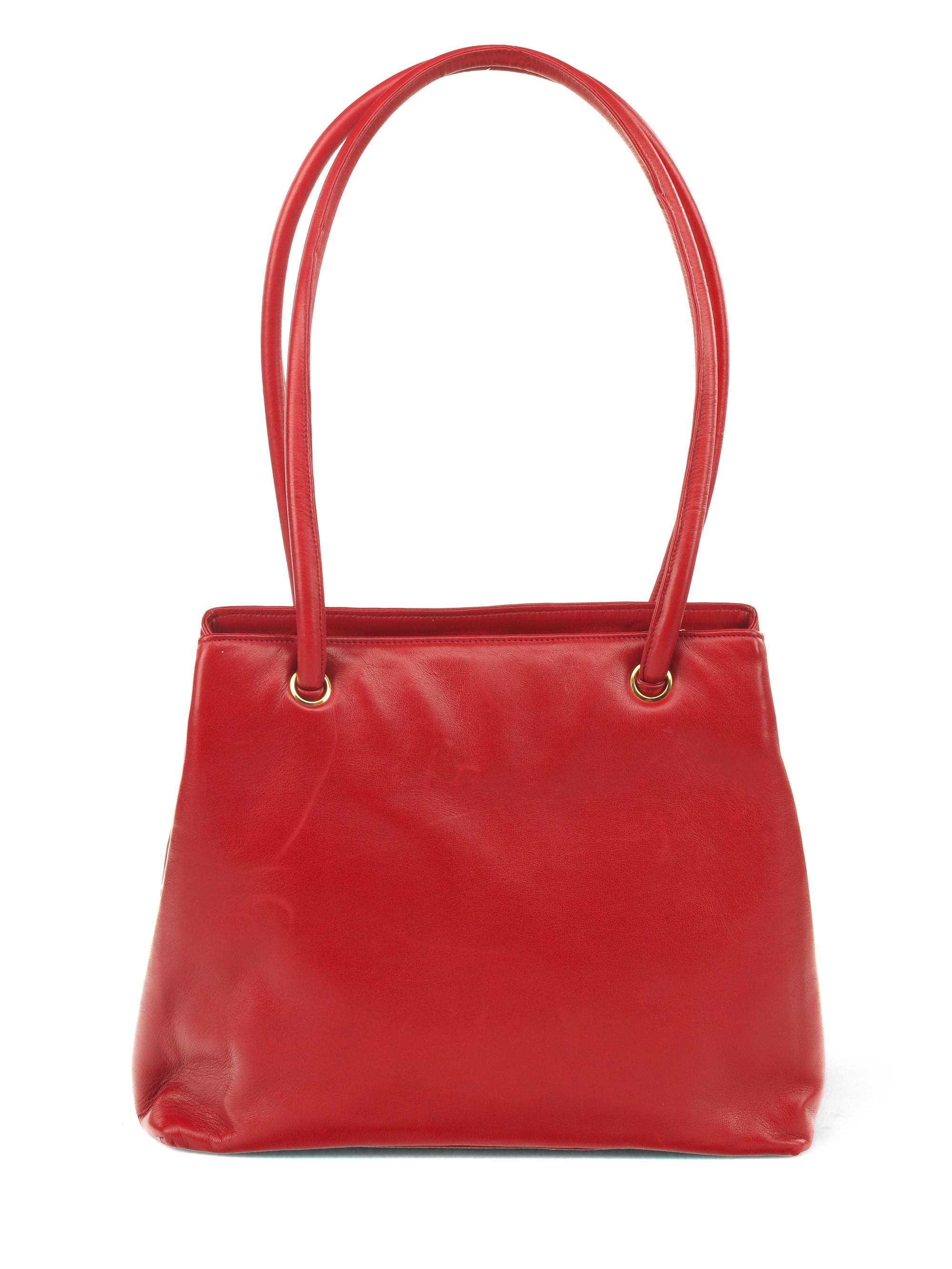 Chanel Leather Logo Tote
