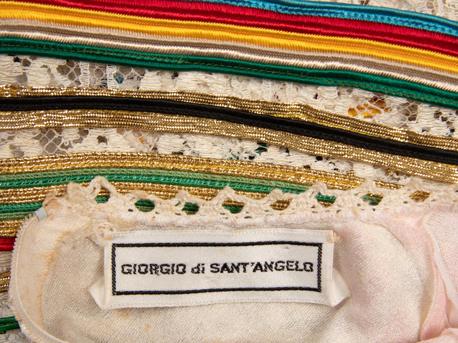Giorgio di Sant'Angelo, Lace Maxi Dress, 1970's
