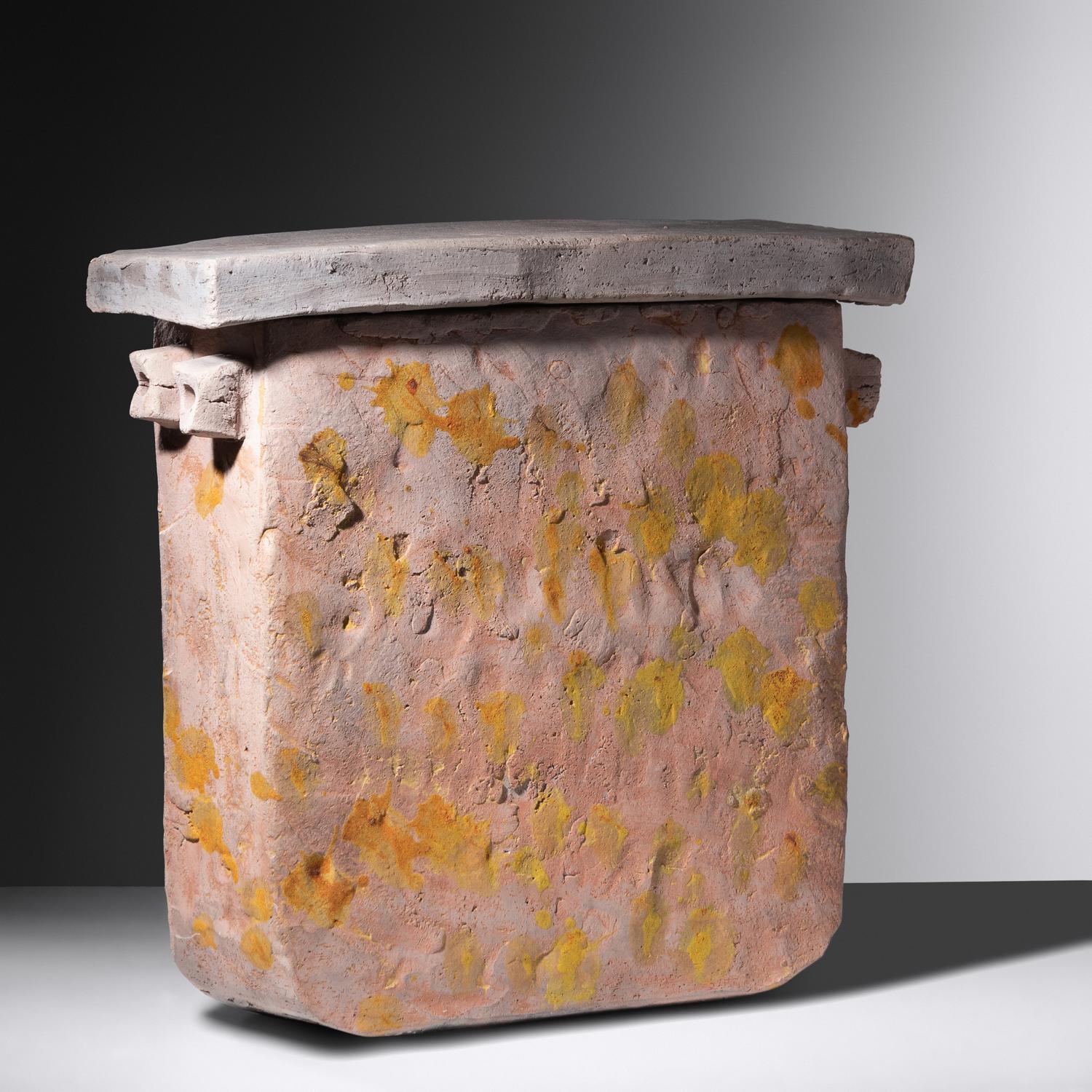 Untitled (Handled Vessel with Lid)