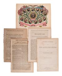 [POLITICS]. A group of items from the 1852 election between Franklin Pierce and Winfield Scott.