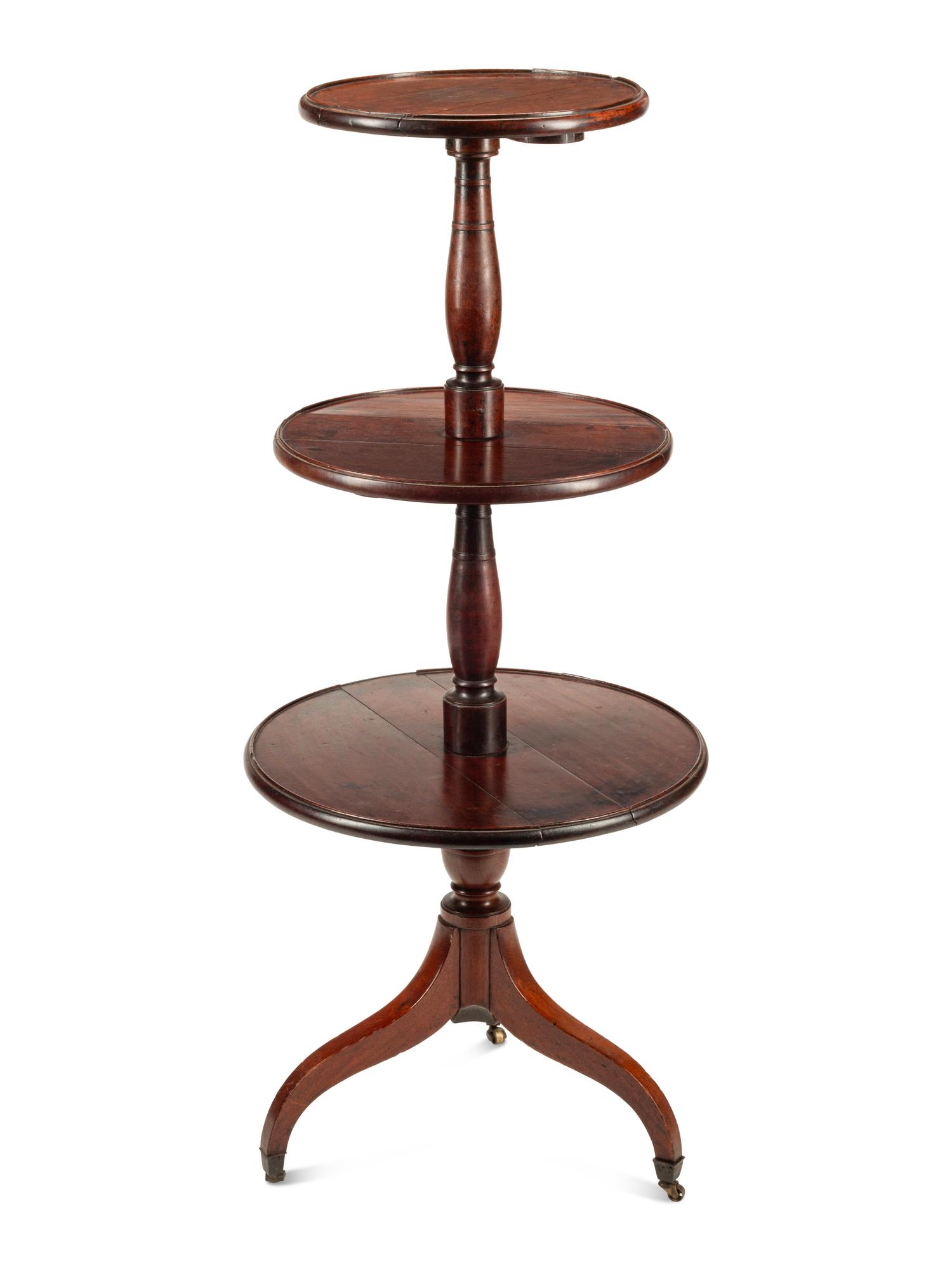 A George III Mahogany Dumbwaiter