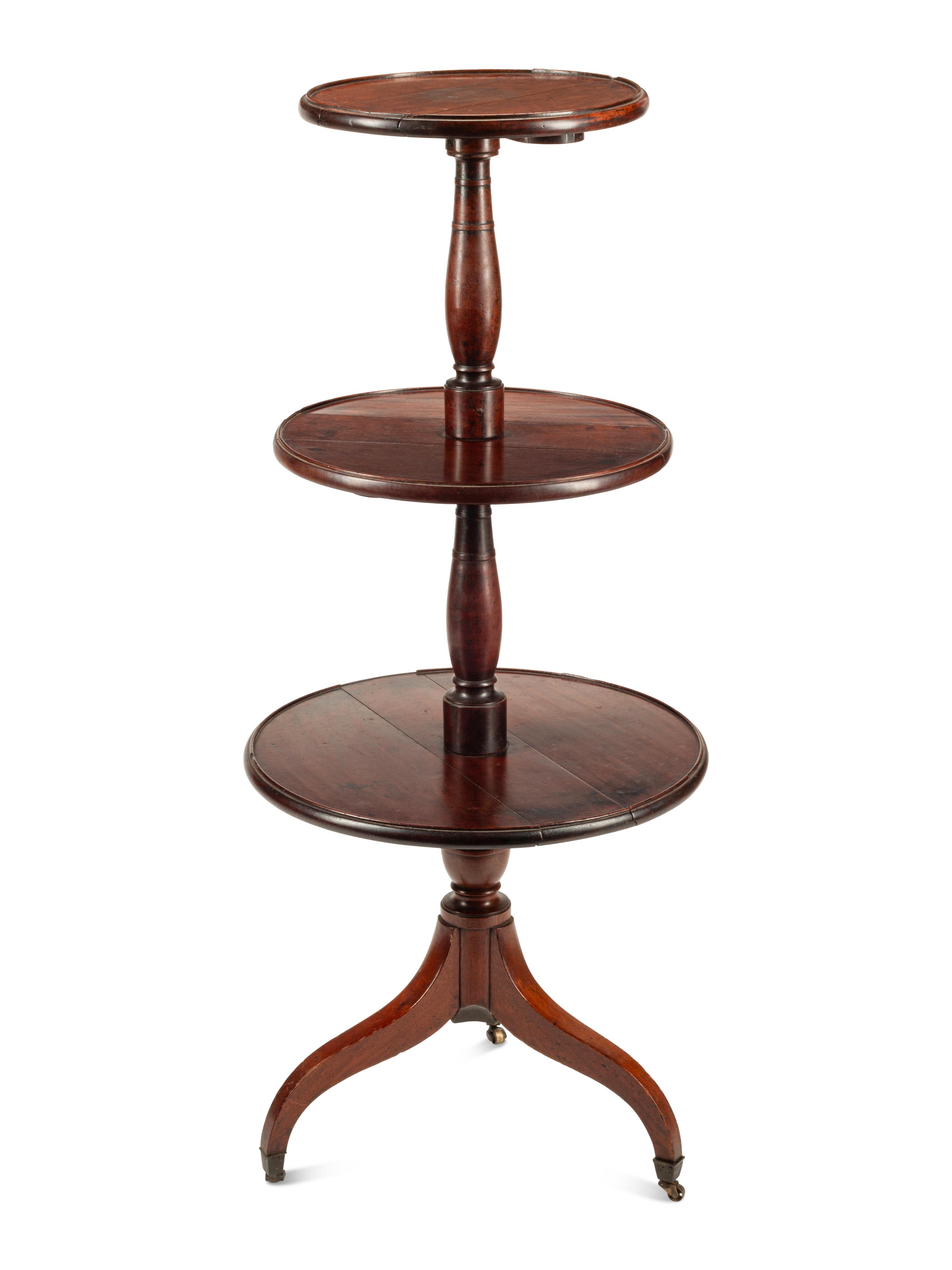 A George III Mahogany Dumbwaiter