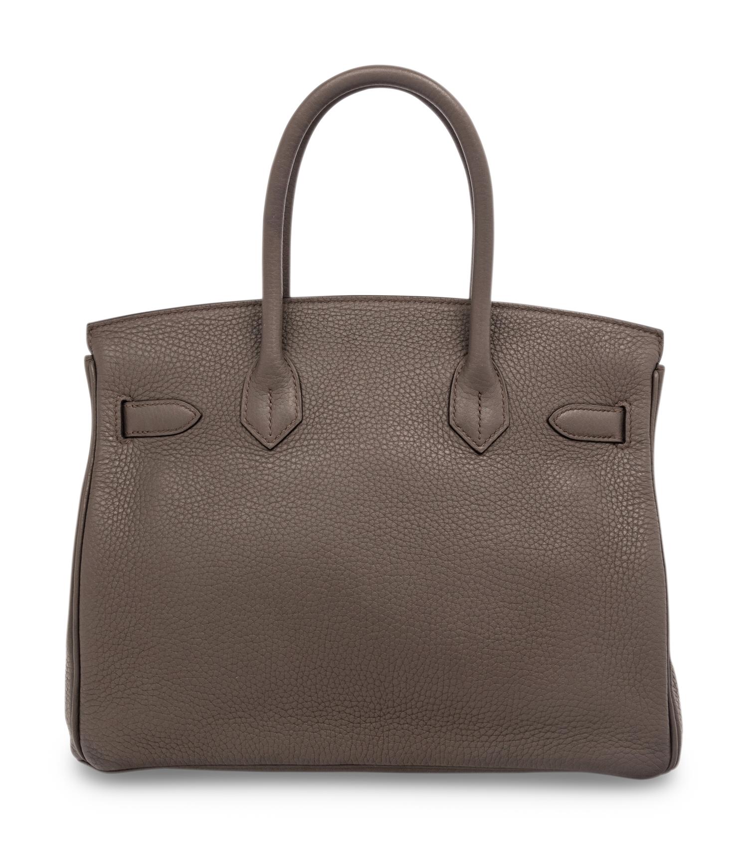 HERMÈS BIRKIN 30 IN CLEMENCE LEATHER