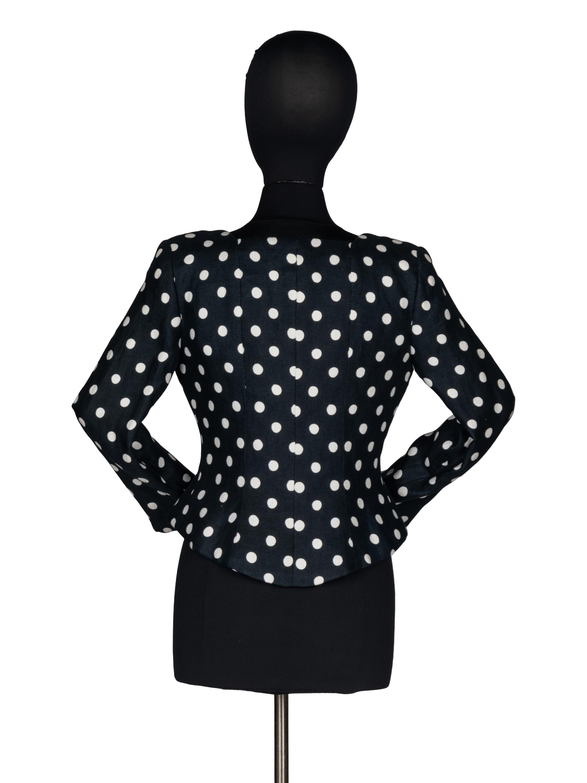 Geoffrey Beene Polka Dot Jacket