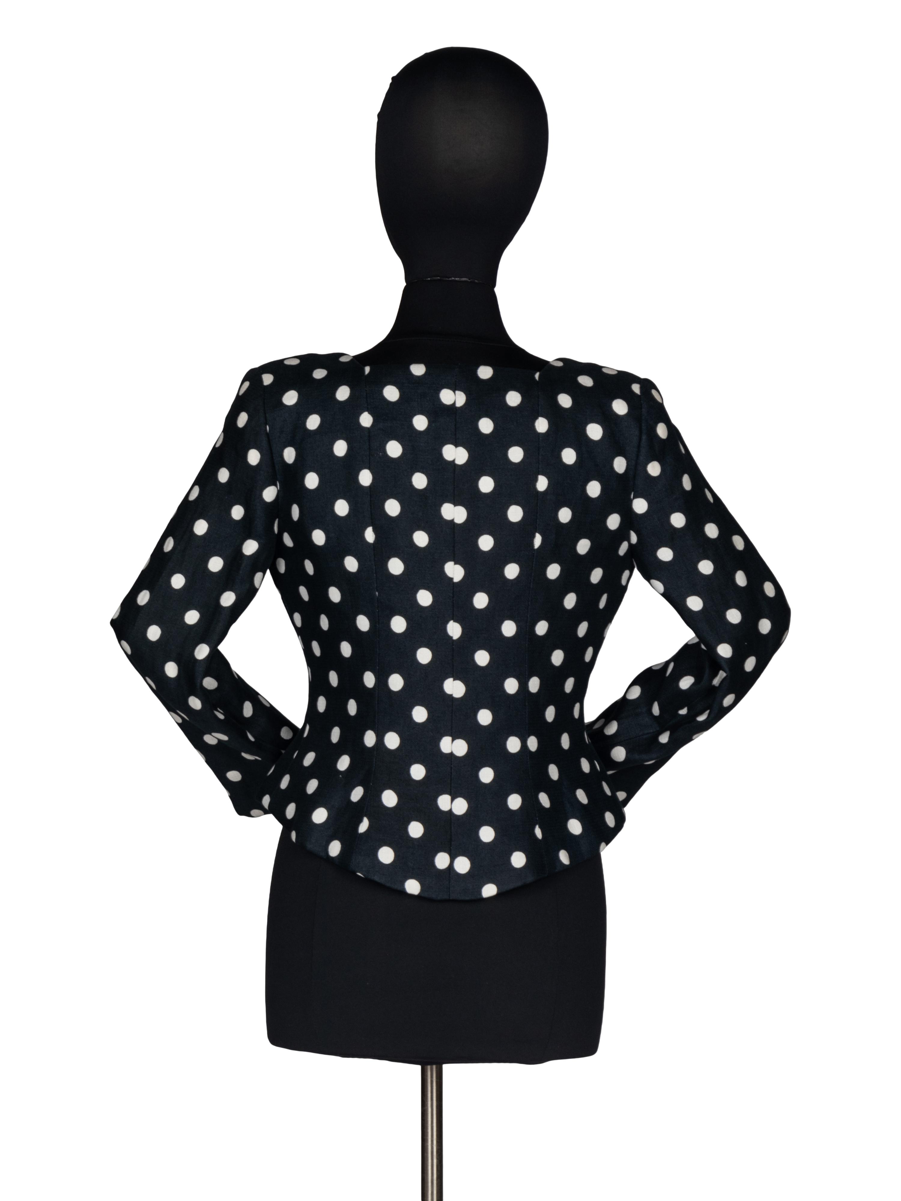 Geoffrey Beene Polka Dot Jacket