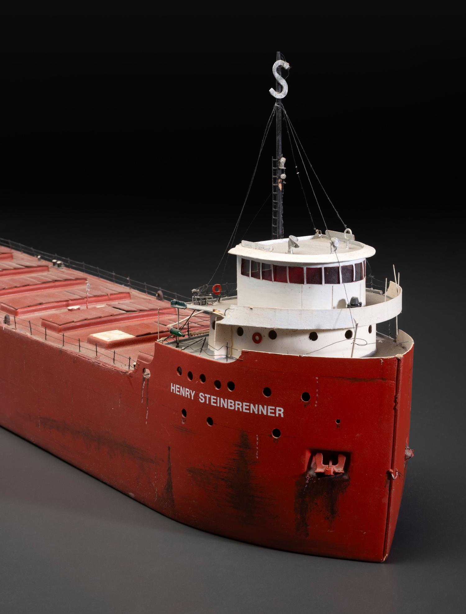 A Great Lakes Bulk Freighter Model, SS Henry Steinbrenner
