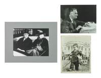 ROOSEVELT, Franklin D. (1882-1945). A group of 8 items, highlighted by 2 signed checks.