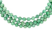 JADEITE BEAD NECKLACE