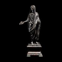 A Roman Bronze Togatus