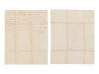 LINCOLN, Abraham (1809-1865). Autograph letter signed ("A. Lincoln") to Garland B. Shelody [sic Shelledy], Springfield, 16 February 1842.