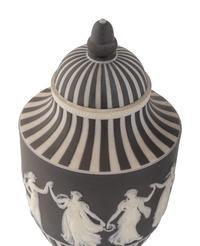 Three Wedgwood Jasperware Urns