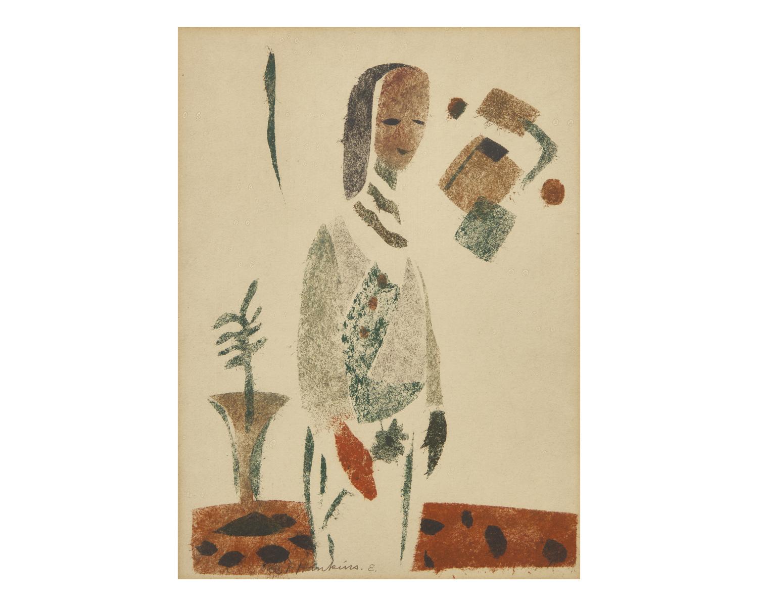 Standing Woman; together with Seascape (Two Works)