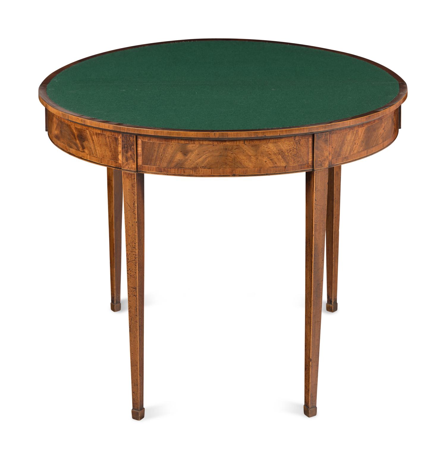 A George III Mahogany Flip-Top Games Table