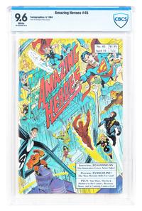 Hannigan, Ed, and Klaus Janson. Original Cover Illustration for "Amazing Heroes"