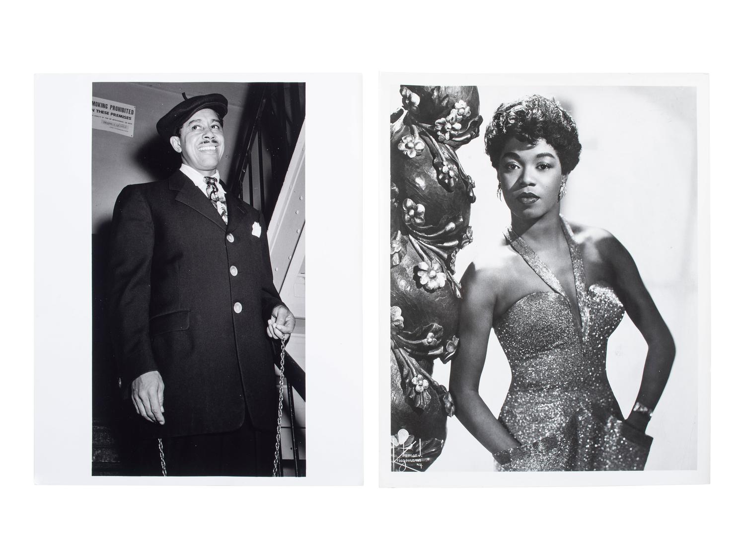 [EARLY PHOTOGRAPHY] -- [MUSIC]. A collection of 79 photographs of jazz musicians, bands, and vocalists. Ca mid 20th century.
