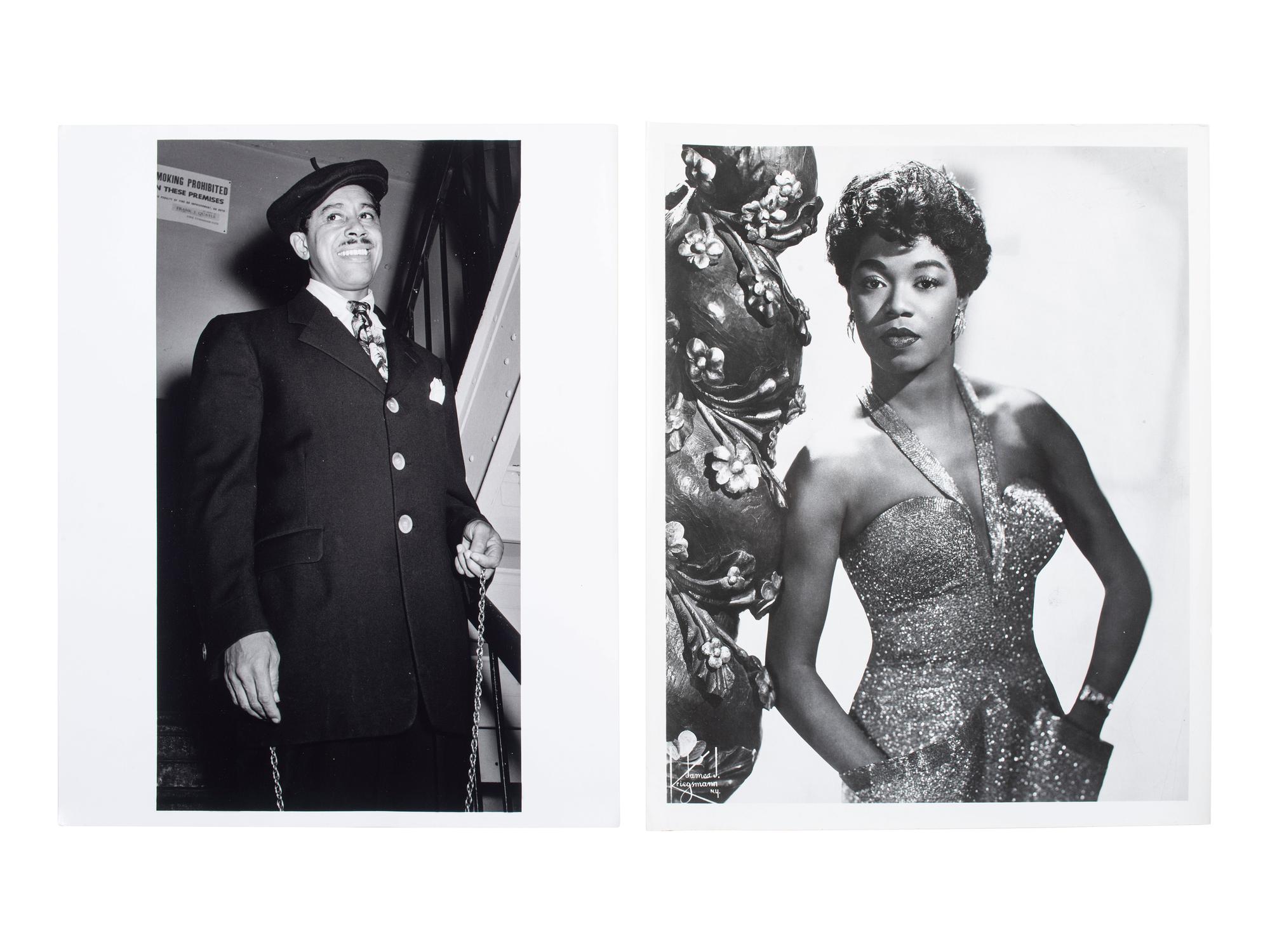 [EARLY PHOTOGRAPHY] -- [MUSIC]. A collection of 79 photographs of jazz musicians, bands, and vocalists. Ca mid 20th century.