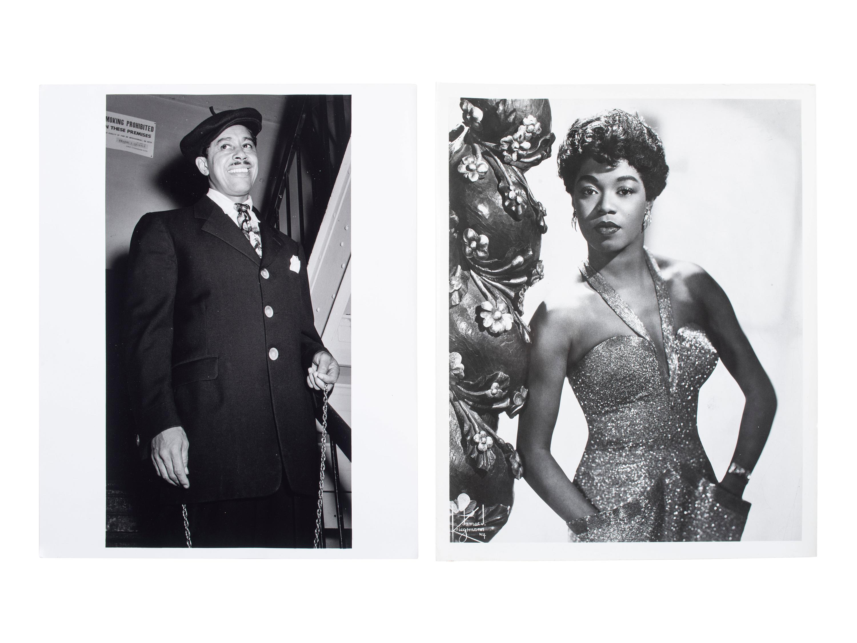 [EARLY PHOTOGRAPHY] -- [MUSIC]. A collection of 79 photographs of jazz musicians, bands, and vocalists. Ca mid 20th century.