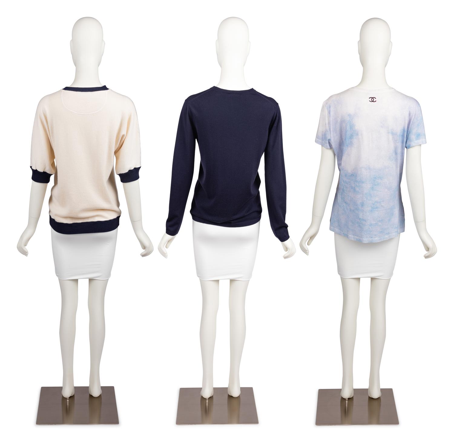 Three Chanel Knit Tops, 2000s