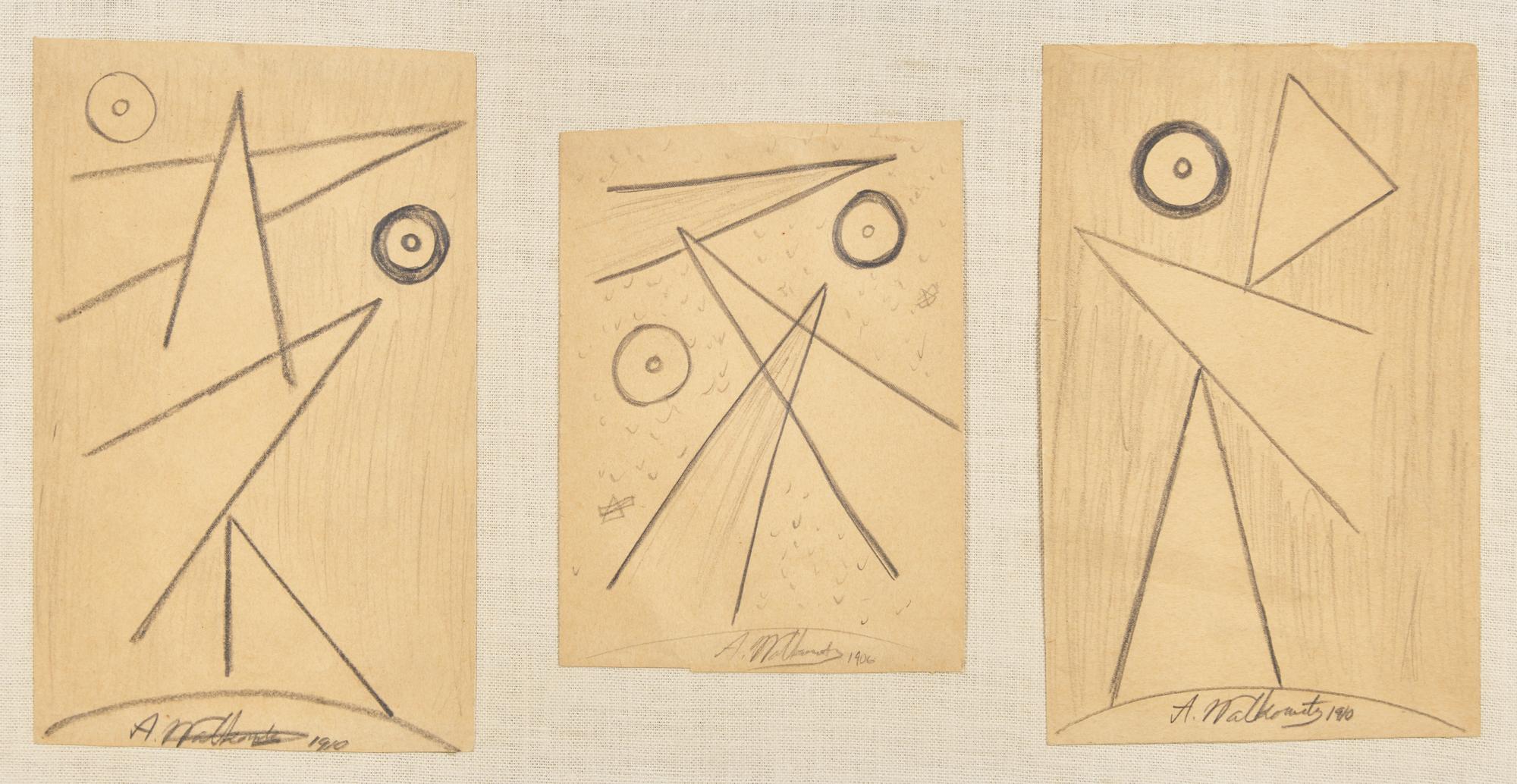 Two Sets of Three Works: Abstraction , 1906-1912 (2)