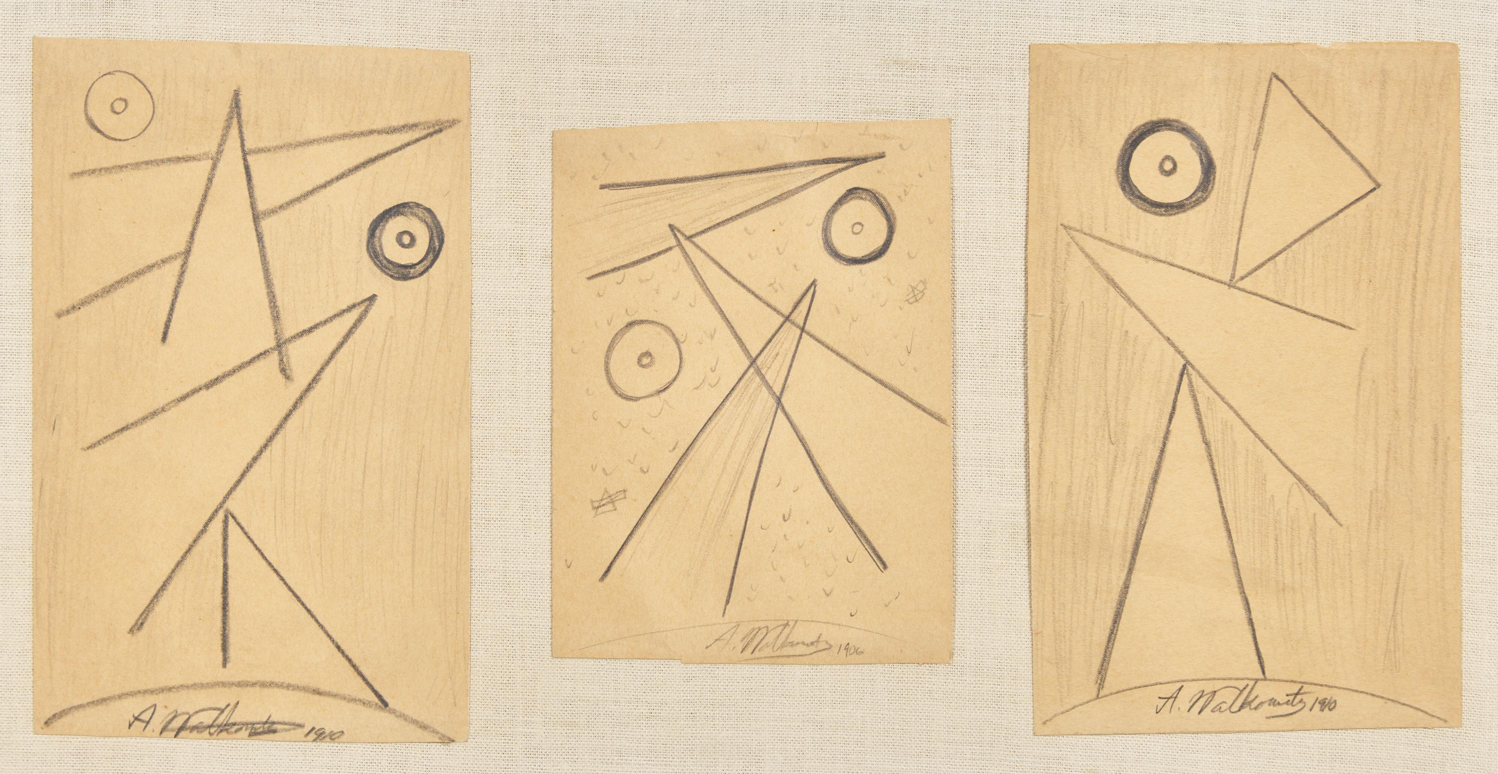 Two Sets of Three Works: Abstraction , 1906-1912 (2)