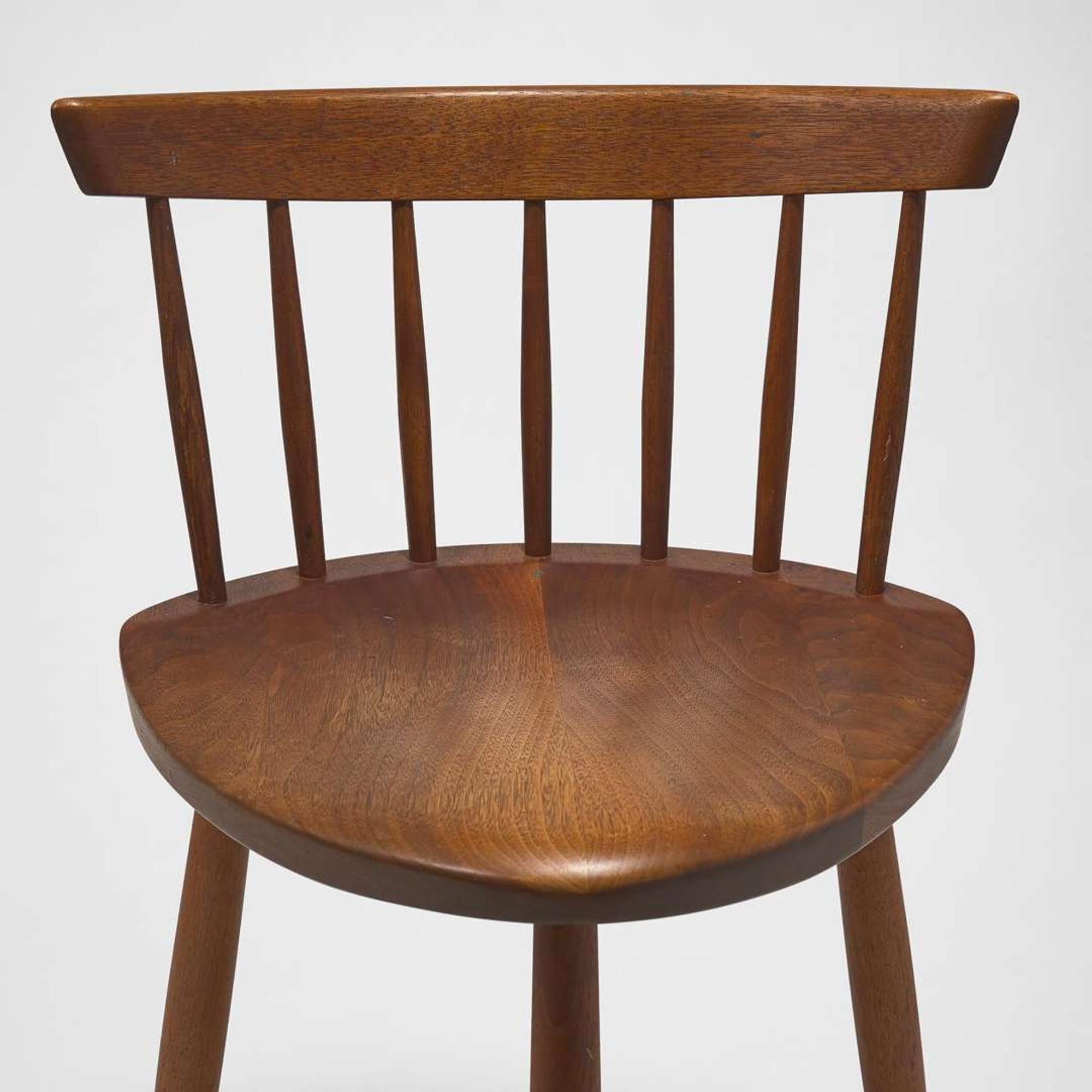 George Nakashima (American, 1905-1990) "Mira" High Chair, New Hope, Pennsylvania, 1969