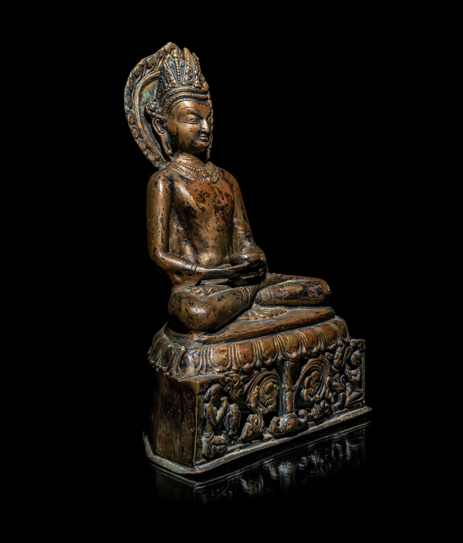 Two Bronze Figures of Bodhisattva