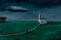 Landscape with Church (Church with Small Figure) , c. 1939-40