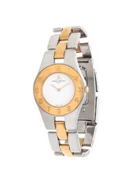 BAUME & MERCIER, STAINLESS STEEL AND GOLD-PLATED REF. 5161 'LINEA' WRISTWATCH