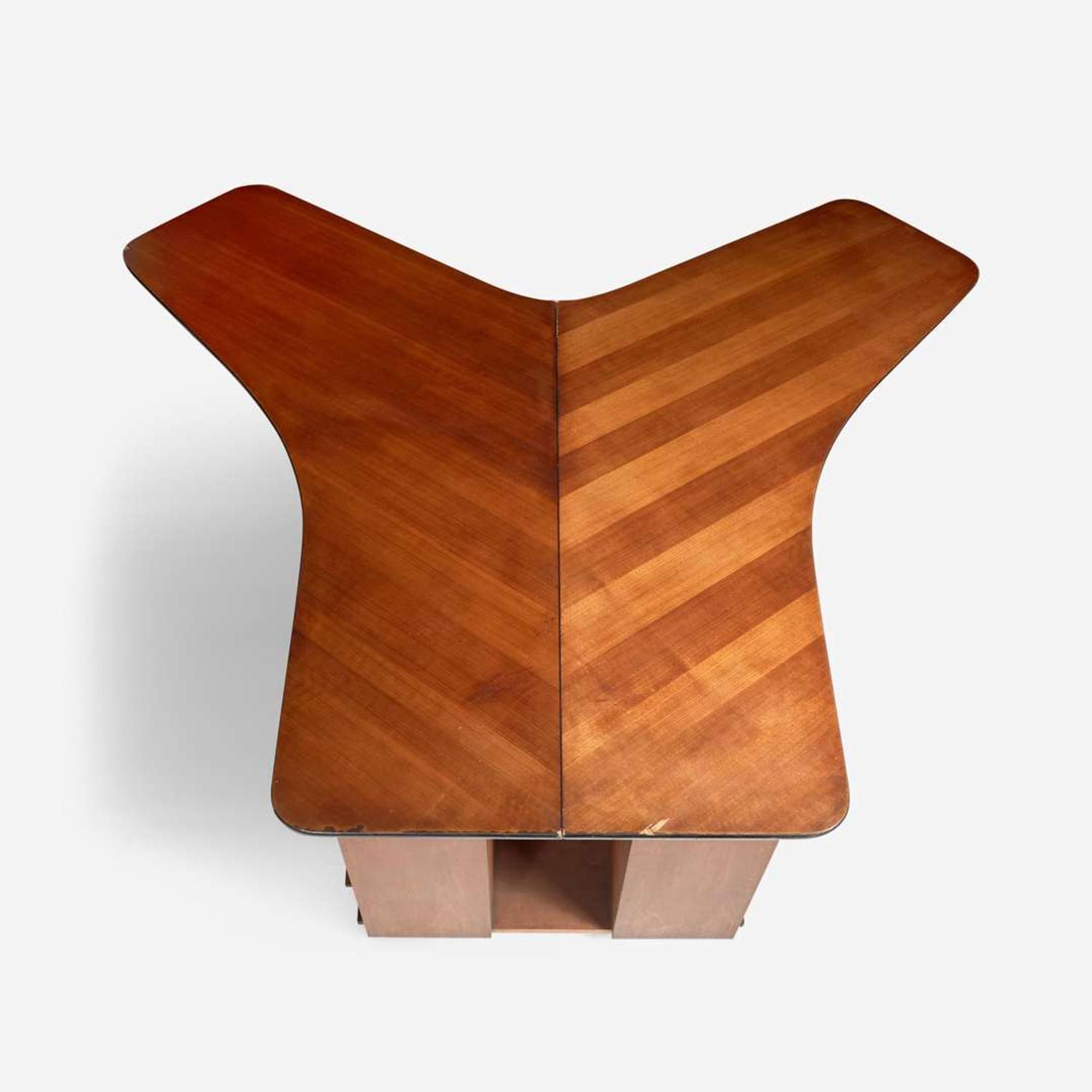 Vladimir Kagan (American, 1927-2016) Vladimir Kagan's Personal Partner's Desk, Model 905, Kagan-Dreyfuss, Inc., 1950