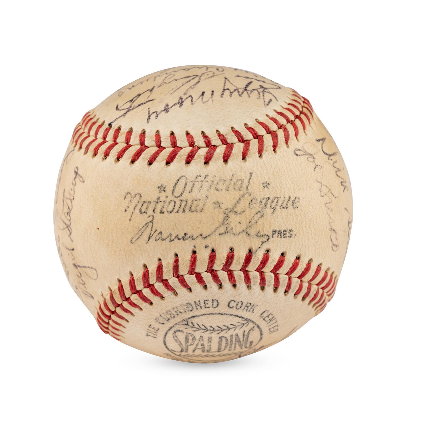 A 1952 St. Louis Cardinals Team Signed Autograph Baseball