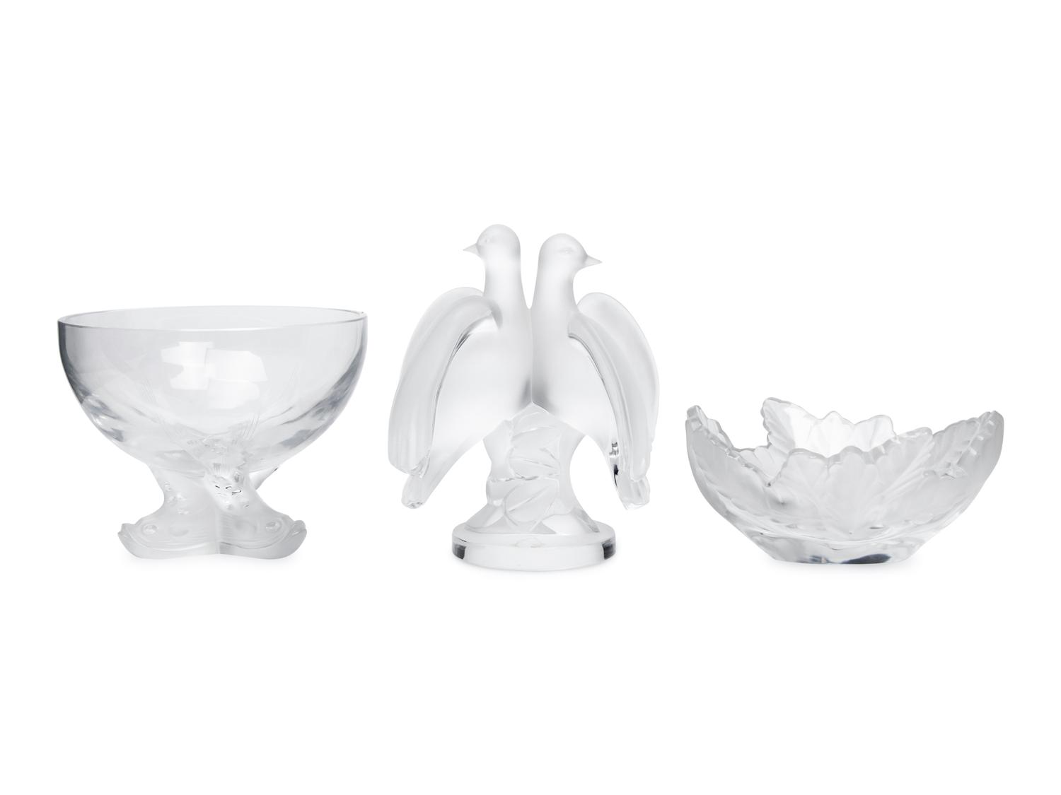 Three Lalique Articles
