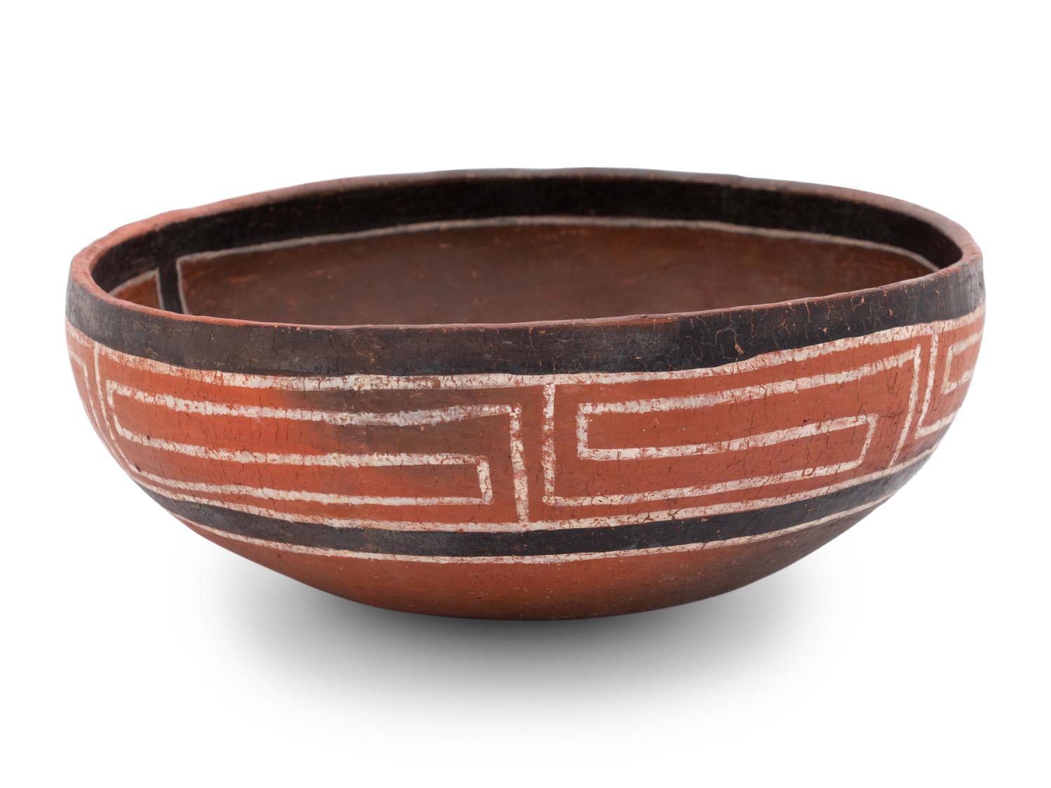 Four Mile Polychrome Pottery Bowl